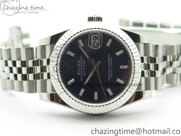 Best SS Blue Dial Marker Jubilee BP 31mm Maker Datejust 278271 Bracelet on Sticks Edition 0827